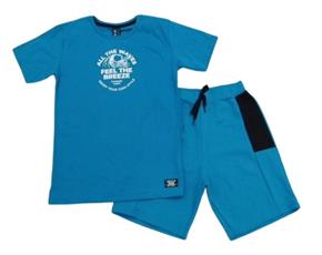 Conjunto juv manga curta