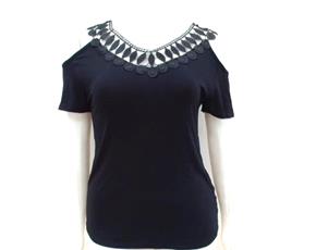 Blusa ad extrag manga curt