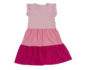 Vestido juv manga curta