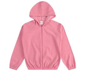 Jaqueta Jiss Adulto Feminina Bouclé Capuz