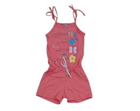 Macacão Pimentinha Infantil Feminina Alça Malha