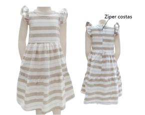 Vestido juv manga curta