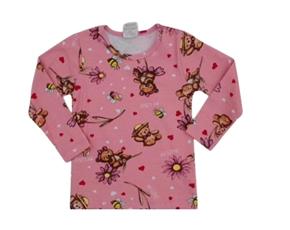 Blusa Catolele Primeiros Passos Feminina Manga Longa Cotton Estampado