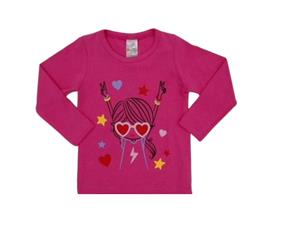 Blusa Shumakids Primeiros Passos Feminina Manga Longa Cotton
