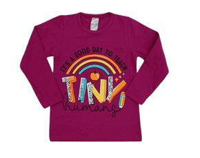 Blusa inf manga longa