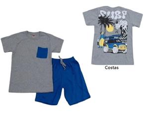 Conjunto inf manga curta