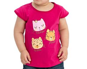 Blusa fem manga curta