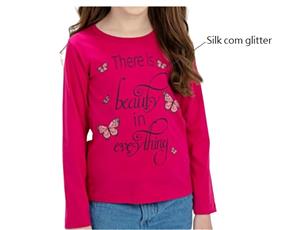 Blusa inf manga longa