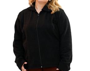 Jaqueta Bstar Adulto Extra Grande Feminina Bouclé Canelada