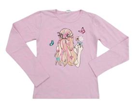 Blusa juv manga longa