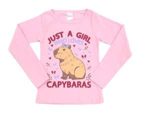 Blusa juv manga longa