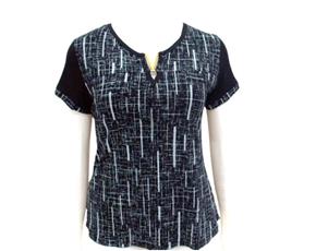 Blusa ad extrag manga curt