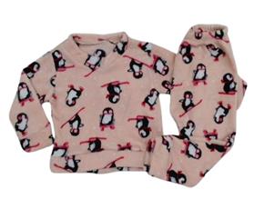 Pijama Minegirl Primeiros Passos Feminino Peluciado Estampado