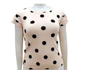 Blusa ad extrag manga curt