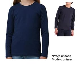 Blusa inf manga longa