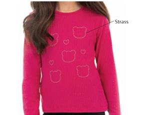 Blusa inf manga longa