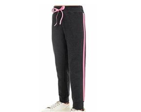 Calça Jaki Infantil Feminina Moletom Faixa Dupla Lateral