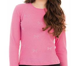 Blusa juv manga longa