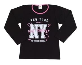 Blusa juv manga longa