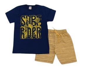 Conjunto inf manga curta