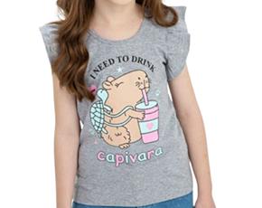 Blusa inf manga curta