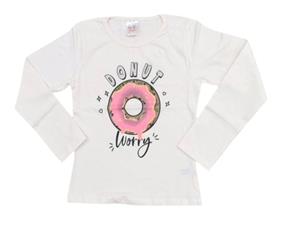 Blusa juv manga longa