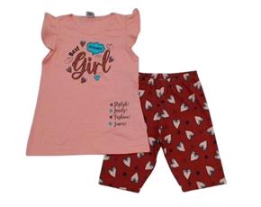 Conjunto juv manga curta