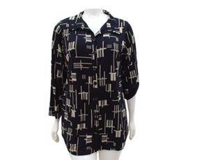 Camisete Kaprice Adulto Extra Grande Feminino Manga Longa Viscolycra Estampado