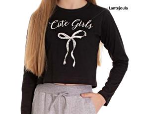 Blusa juv manga longa