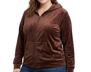 Jaqueta 7linhas Adulto Extra Grande Feminina Plush Capuz