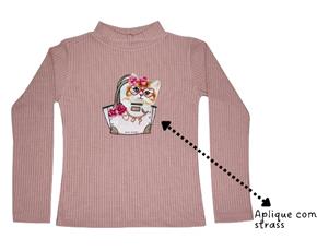 Blusa inf manga longa