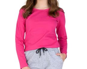 Blusa juv manga longa