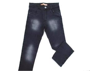 Calça juv jeans/tactel