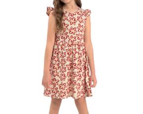 Vestido inf manga curta