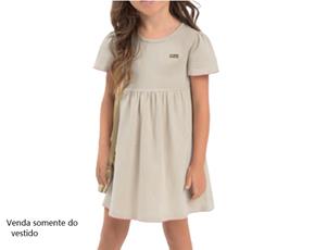 Vestido manga curta