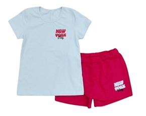 Conjunto juv manga curta