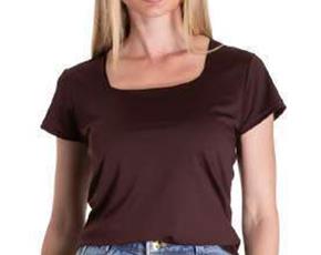 Blusa ad manga curta