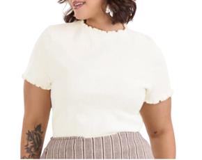 Blusa ad extrag manga curt