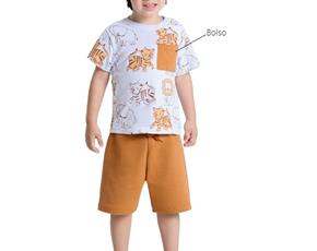 Conjunto masc m/curta