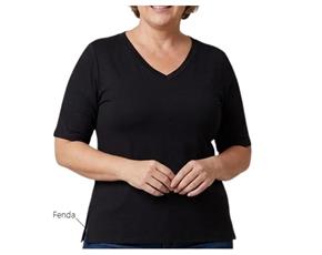 Blusa ad extrag manga curt