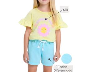 Conjunto inf manga curta