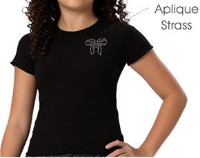 Blusa juv manga curta