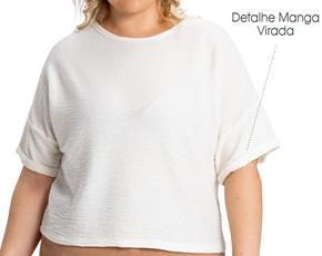 Blusa ad extrag manga curt