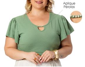 Blusa ad extrag manga curt