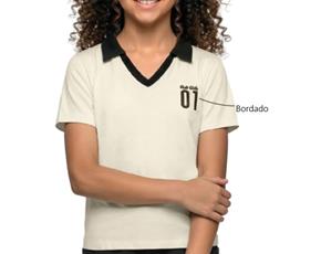 Blusa juv manga curta