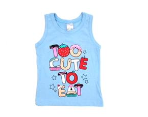 Blusa Shumakids Primeiros Passos Feminina Regata Cotton