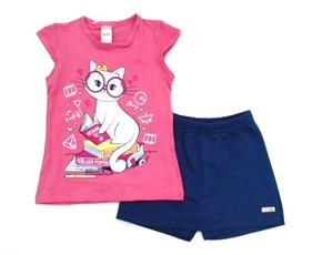 Conjunto inf manga curta
