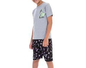 Conjunto juv manga curta