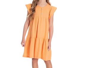 Vestido inf manga curta