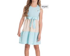 Vestido inf regata